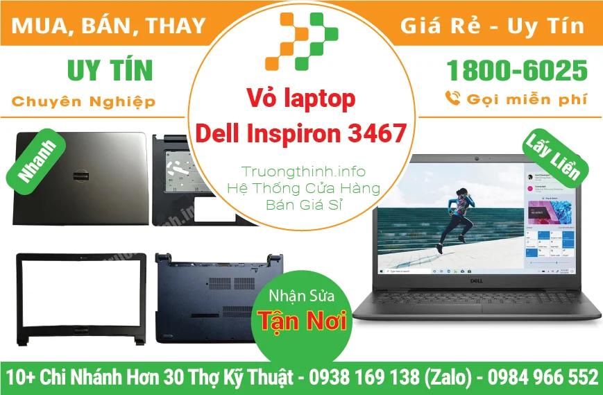 Vỏ Laptop Dell Inspiron 3467