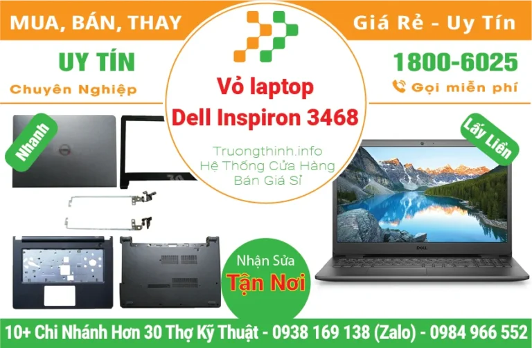 Thay Vỏ Laptop Dell Inspiron 3468