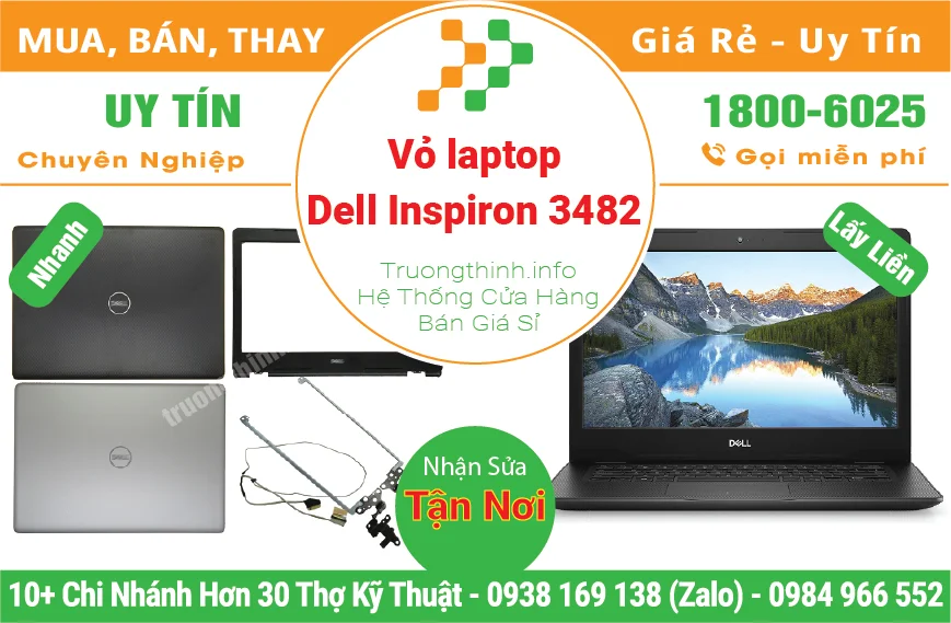 Vỏ Laptop Dell Inspiron 3482