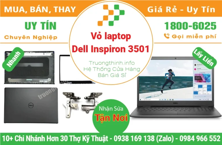 Thay Vỏ Laptop Dell Inspiron 3501