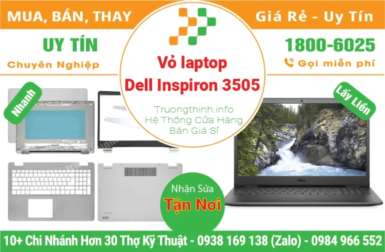 Thay Vỏ Laptop Dell Inspiron 3505