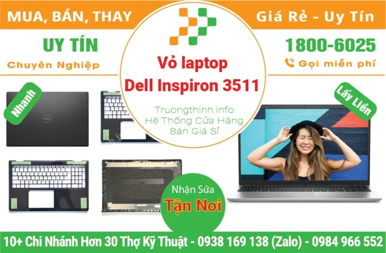 Thay Vỏ Laptop Dell Inspiron 3511