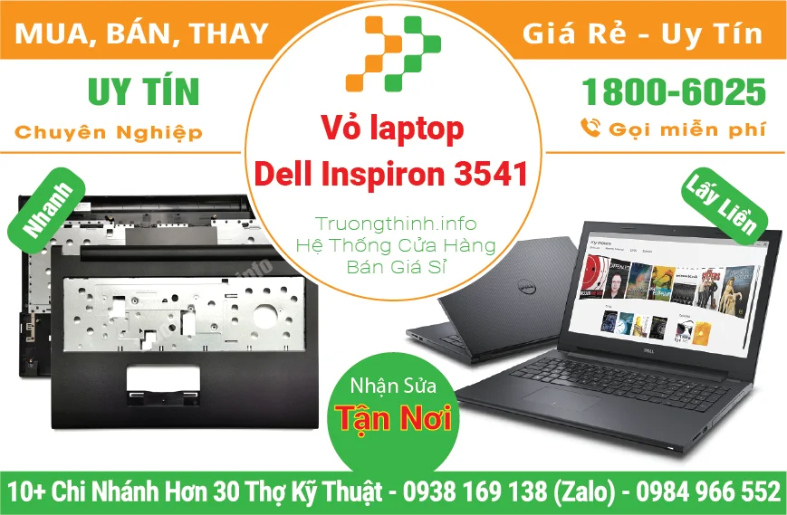Vỏ Laptop Dell Inspiron 3541