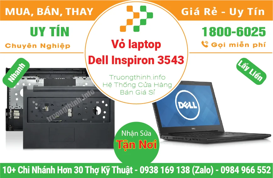 Vỏ Laptop Dell Inspiron 3543