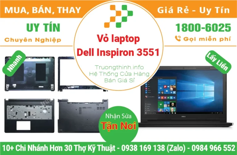 Vỏ Laptop Dell Inspiron 3551