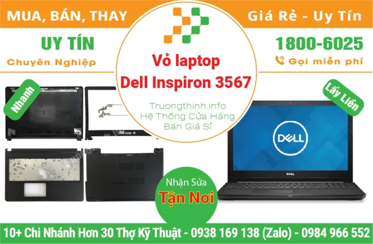 Vỏ Laptop Dell Inspiron 3567