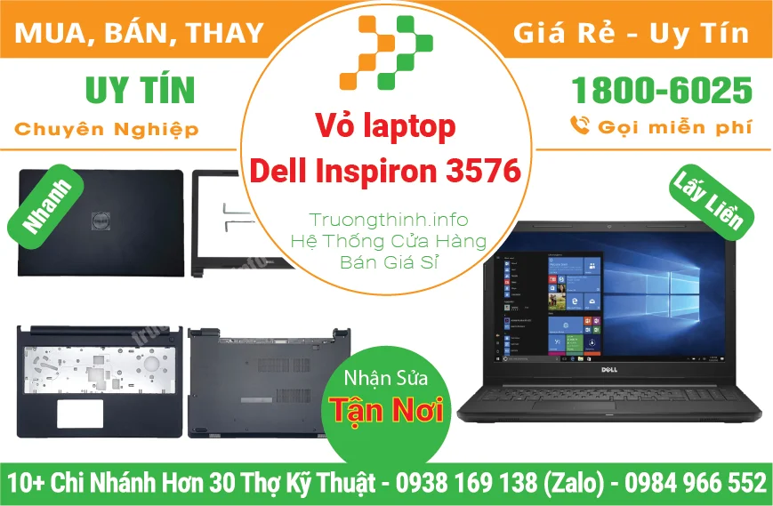 Thay Vỏ Laptop Dell Inspiron 3576