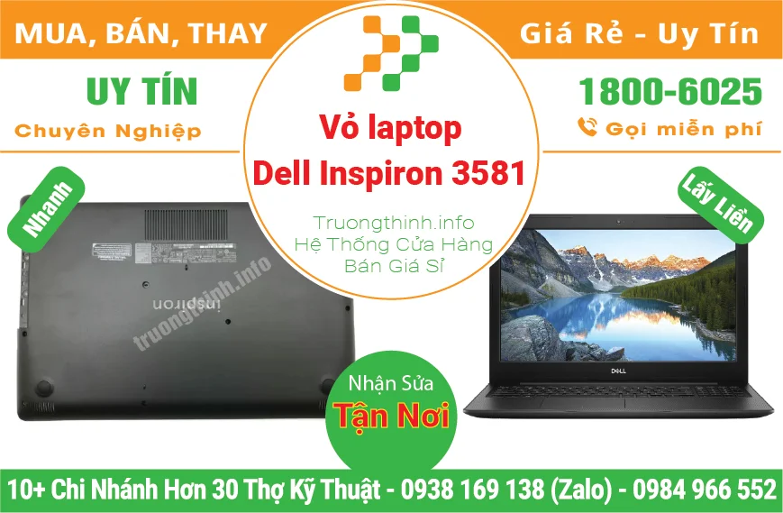 Vỏ Laptop Dell Inspiron 3581