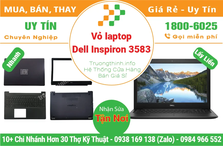 Thay Vỏ Laptop Dell Inspiron 3583