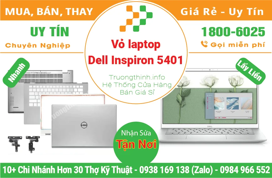 Thay Vỏ Laptop Dell Inspiron 5401