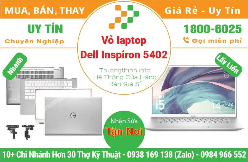 Thay Vỏ Laptop Dell Inspiron 5402