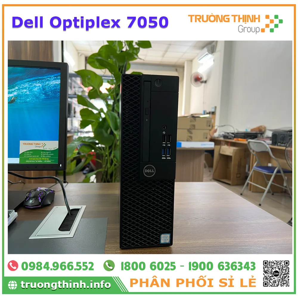 Mặt trước Dell Optiplex 7050 SFF | Vi Tính Trường Thịnh