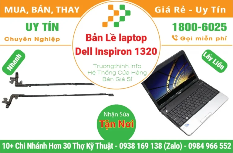 Thay Bản Lề Laptop Dell Inspiron 1320