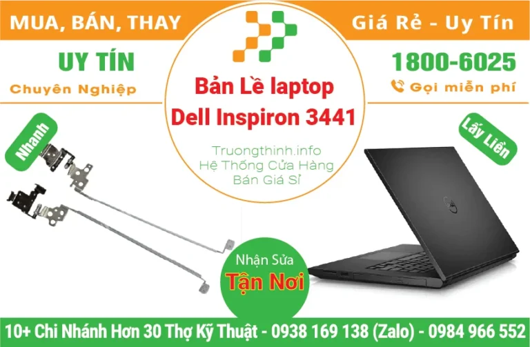 Thay Bản Lề Laptop Dell Inspiron 3441