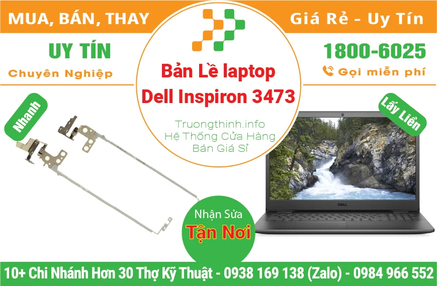 Thay Bản Lề Laptop Dell Inspiron 3473