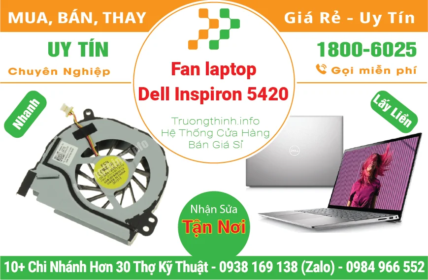 Fan Quạt Laptop Dell Inspiron 14R 5420