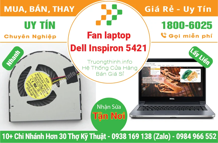 Fan Quạt Laptop Dell Inspiron 14R 5421