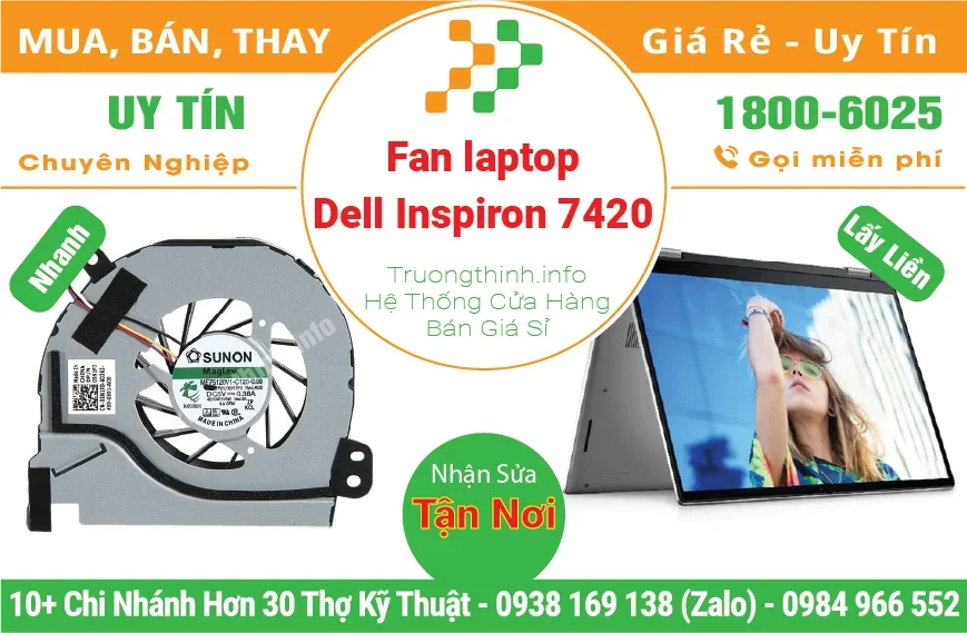 Fan Quạt Laptop Dell Inspiron 14R 7420