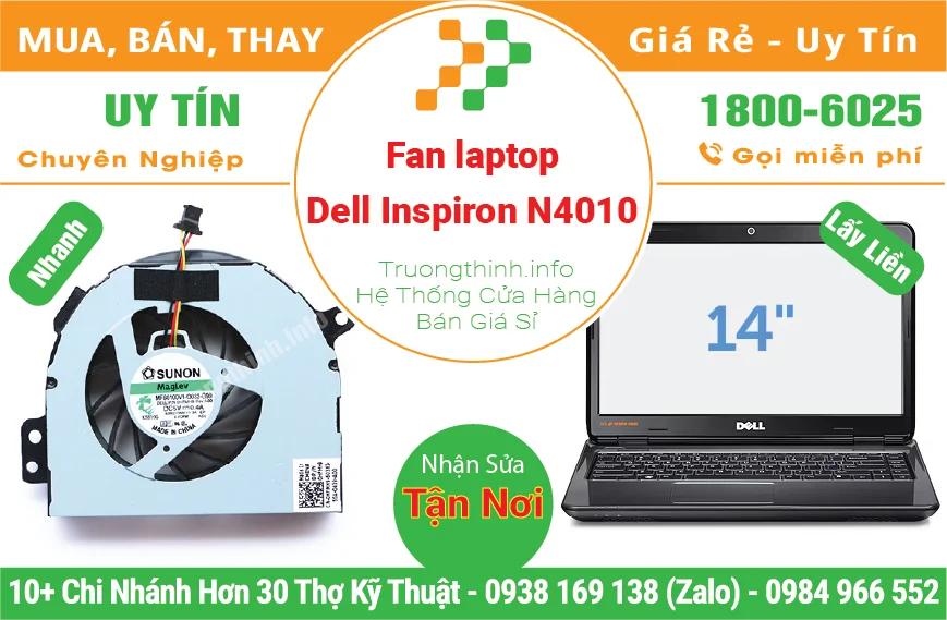 Fan Quạt Laptop Dell Inspiron 14R N4010
