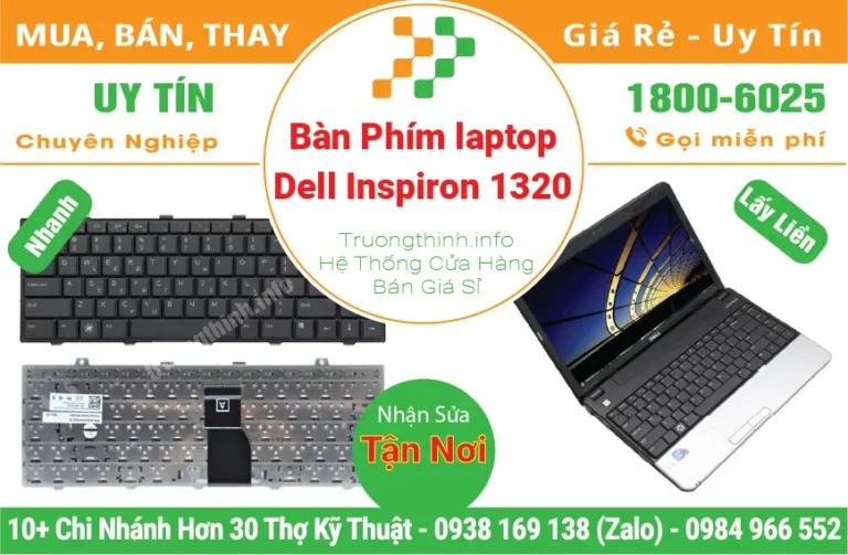Thay Bàn Phím Laptop Dell Inspiron 1320