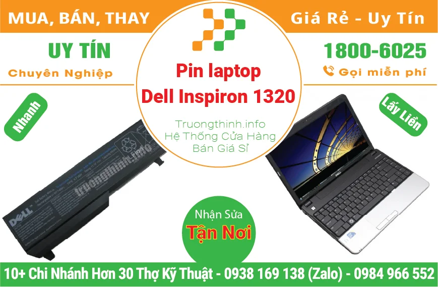 Pin Laptop Dell Inspiron 1320