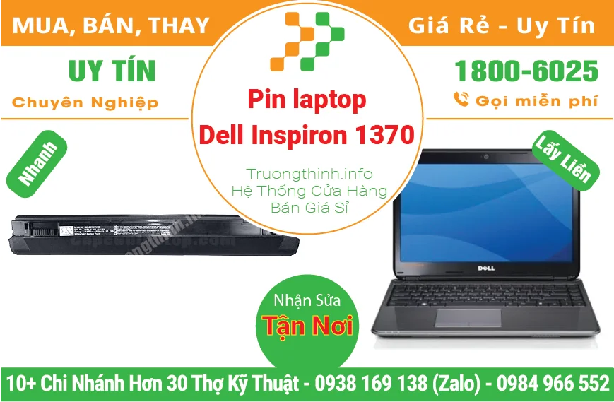 Pin Laptop Dell Inspiron 1370