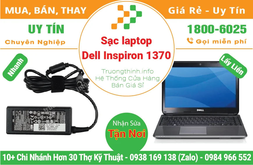 Thay Sạc Laptop Dell Inspiron 1370