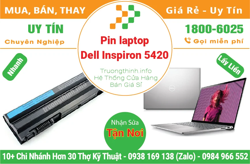 Pin Laptop Dell Inspiron 14R 5420