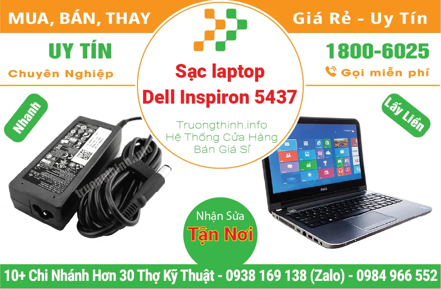 Thay Sạc Laptop Dell Inspiron 14R 5437