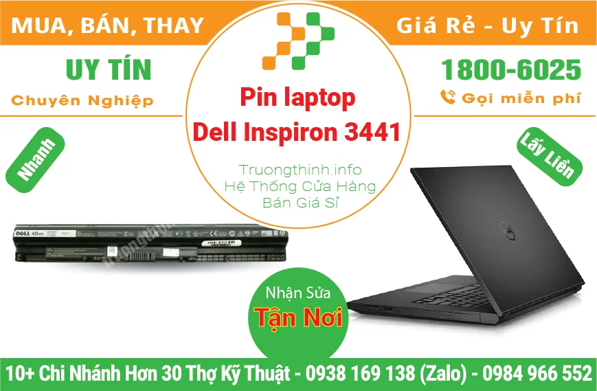 Pin Laptop Dell Inspiron 3441