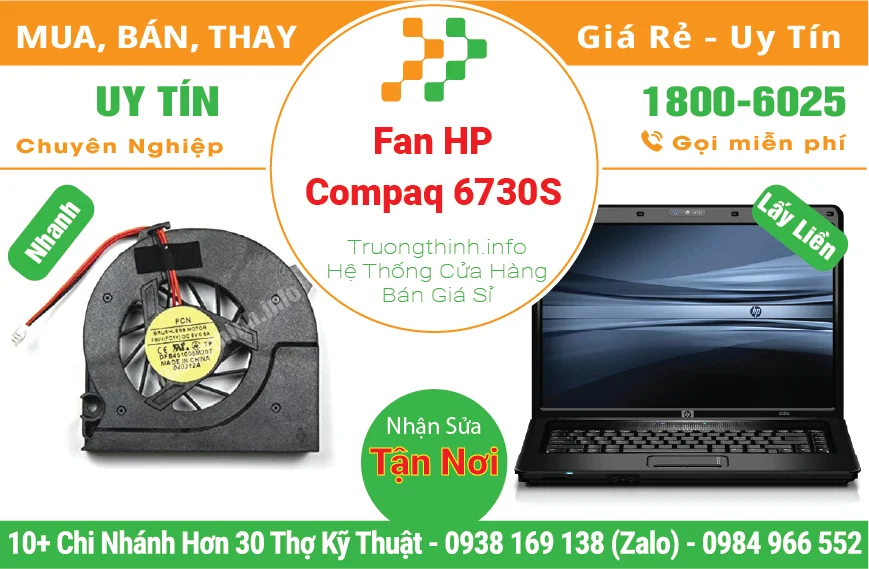 Thay Fan Quạt Laptop HP Compaq 6730S