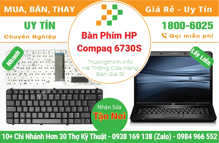 Bàn Phím Laptop HP Compaq 6730S