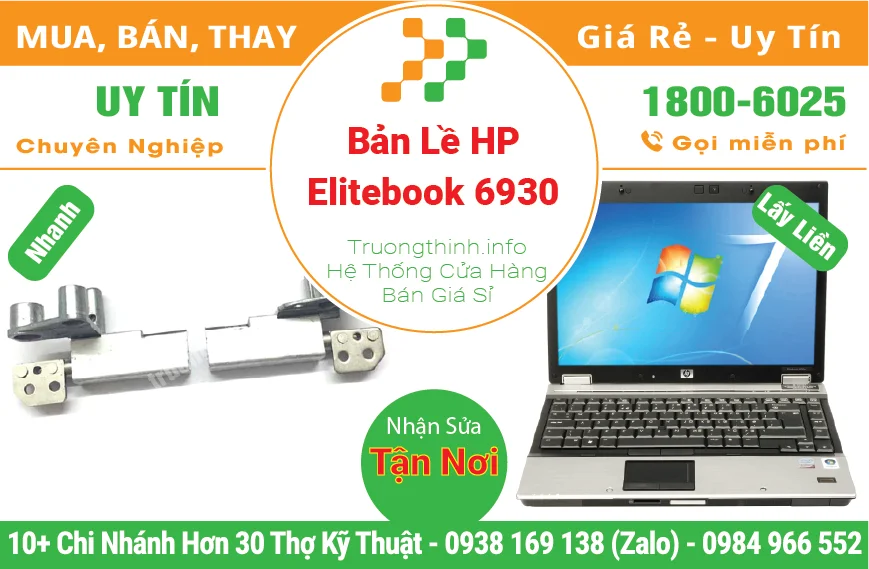 Thay Bản Lề Laptop HP Elitebook 6930