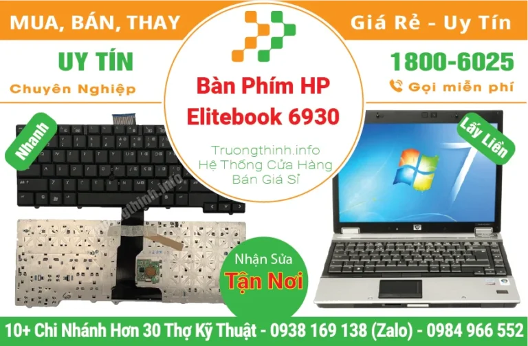 Thay Bàn Phím Laptop HP Elitebook 6930