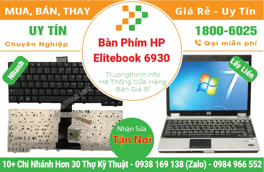 Bàn Phím Laptop HP Elitebook 6930