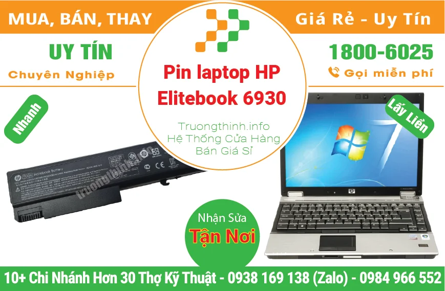 Pin Laptop HP Elitebook 6930