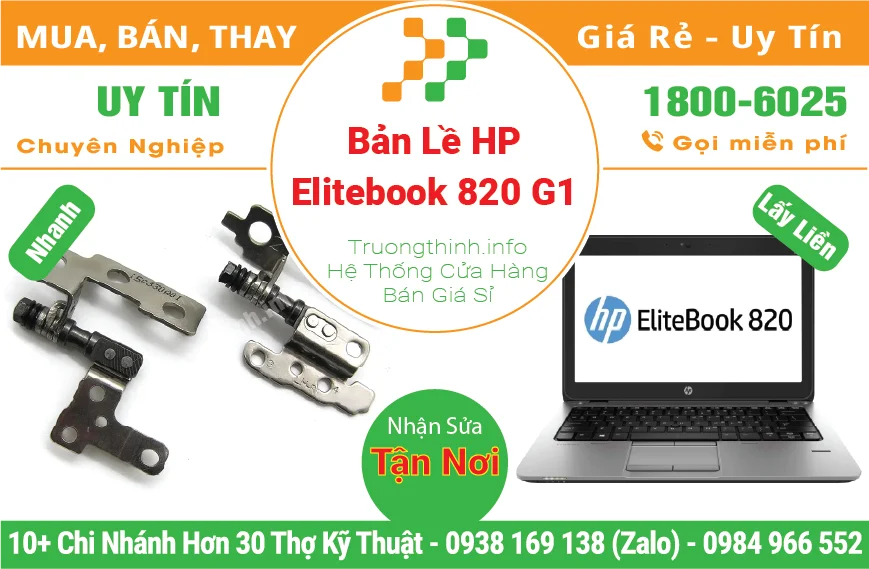 Thay Bản Lề Laptop HP Elitebook 820 G1