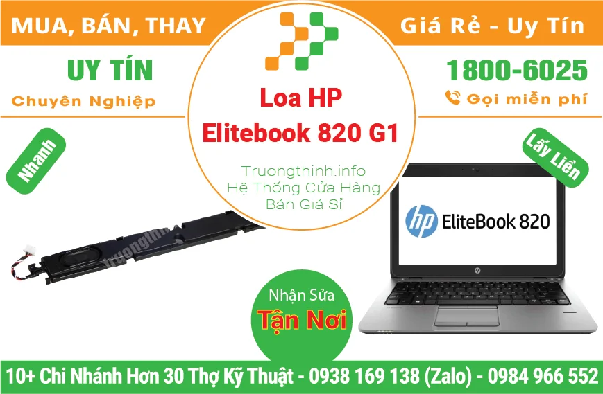 Thay Loa Laptop HP Elitebook 820 G1