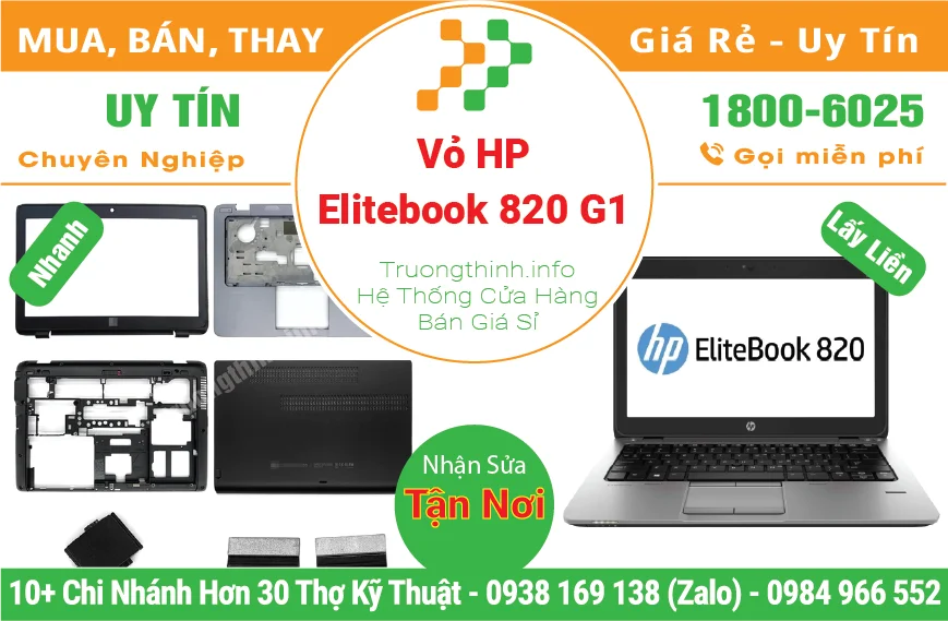 Thay Vỏ Laptop HP Elitebook 820 G1