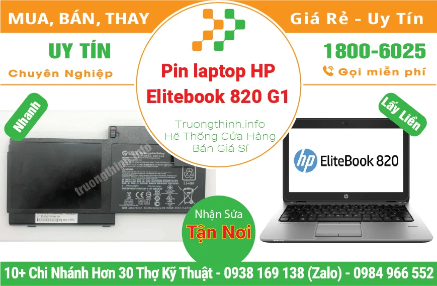Pin Laptop HP Elitebook 820 G1