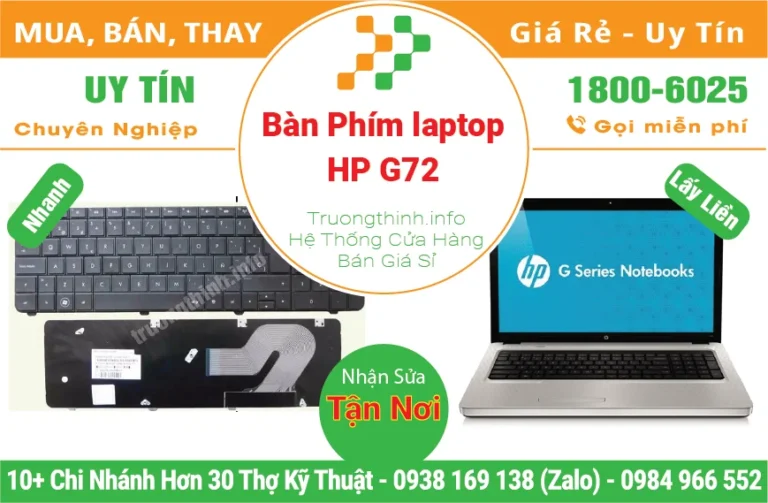 Thay Bàn Phím Laptop HP G72