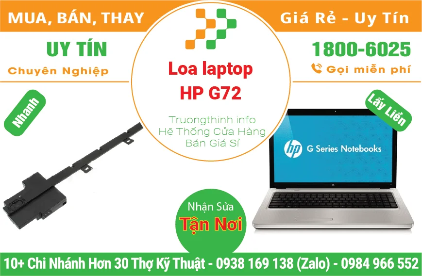 Thay Loa Laptop HP G72