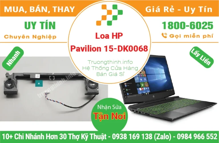 Thay Loa Laptop HP Gaming Pavilion 15-DK0068