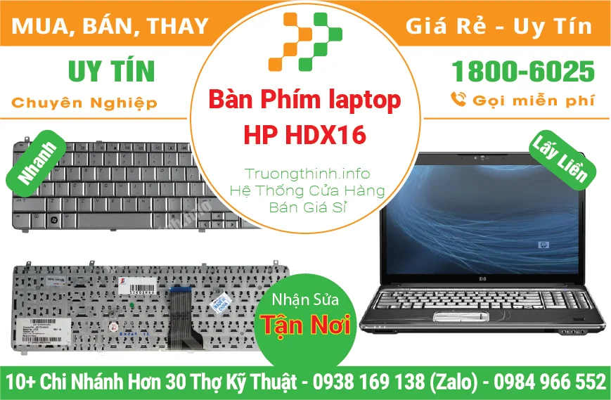 Bàn Phím Laptop HP HDX16