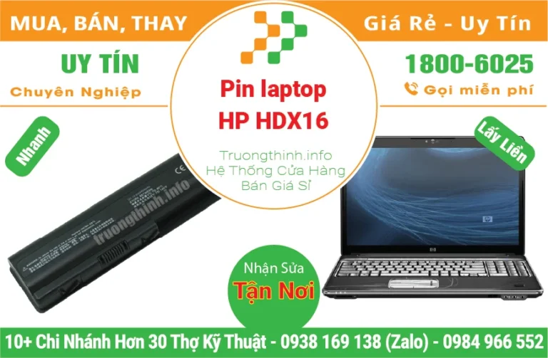 Thay Pin Laptop HP HDX16