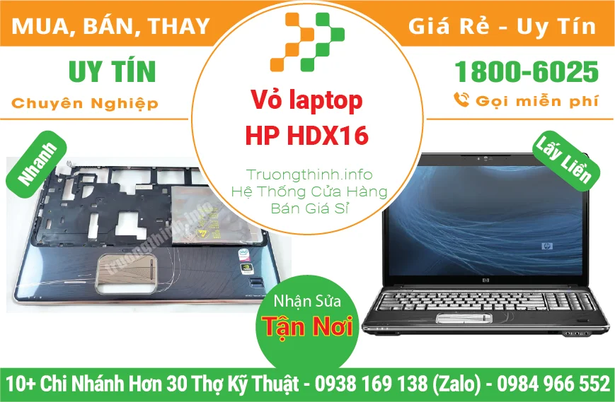 Thay Vỏ Laptop HP HDX16