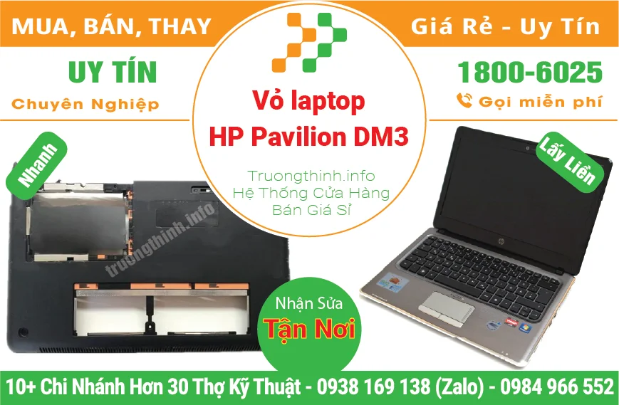 Thay Vỏ Laptop HP Pavilion DM3