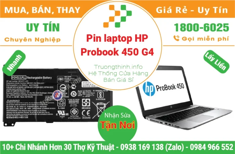 Thay Pin Laptop HP Probook 450 G4