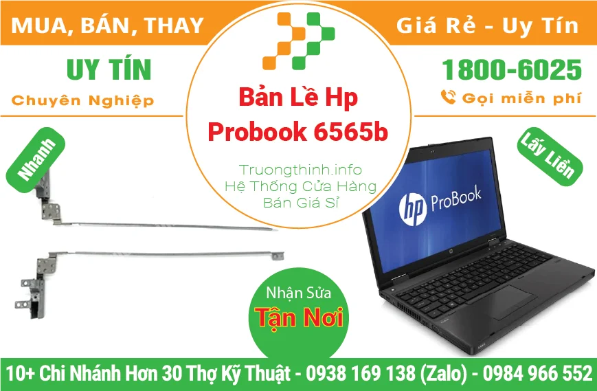 Thay Bản Lề Laptop Hp Probook 6565b