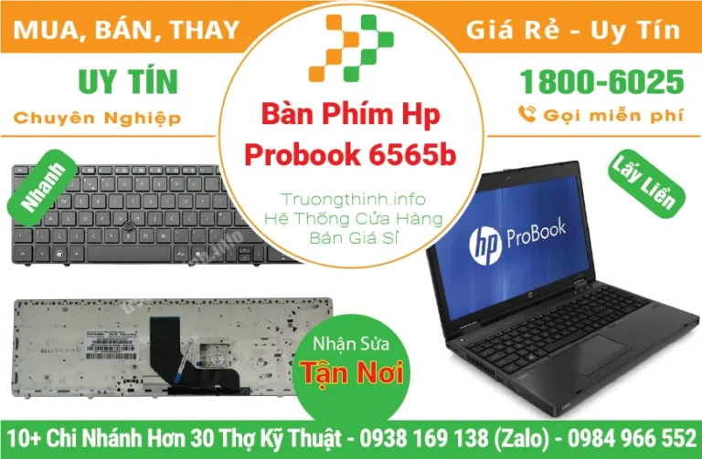 Thay Bàn Phím Laptop Hp Probook 6565b